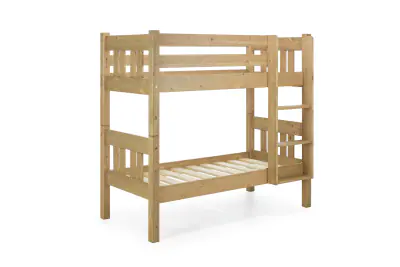 Nukkumatti pieni kerrossänky 70x155cm antiikkipetsattu