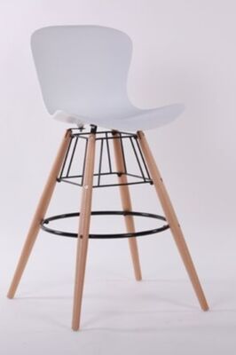 Ringsted baarituoli valkonen