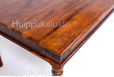 Acazia ruokapöytä ruskea 80x80cm