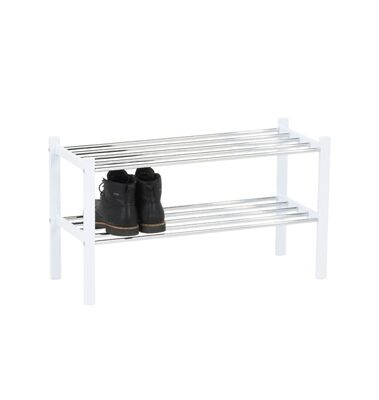 Lidia kenkäteline valkoinen/kromi