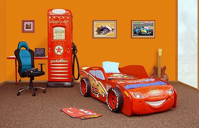 Salama McQueen Cars autosänky+patja Mdf