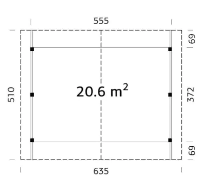Robert autokatos 20,6m2